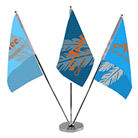 TRIPLE TABLE TOP FLAGS